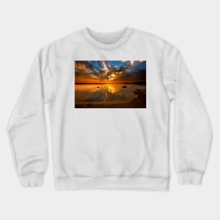 Elafonissos sunset - Crete island Crewneck Sweatshirt